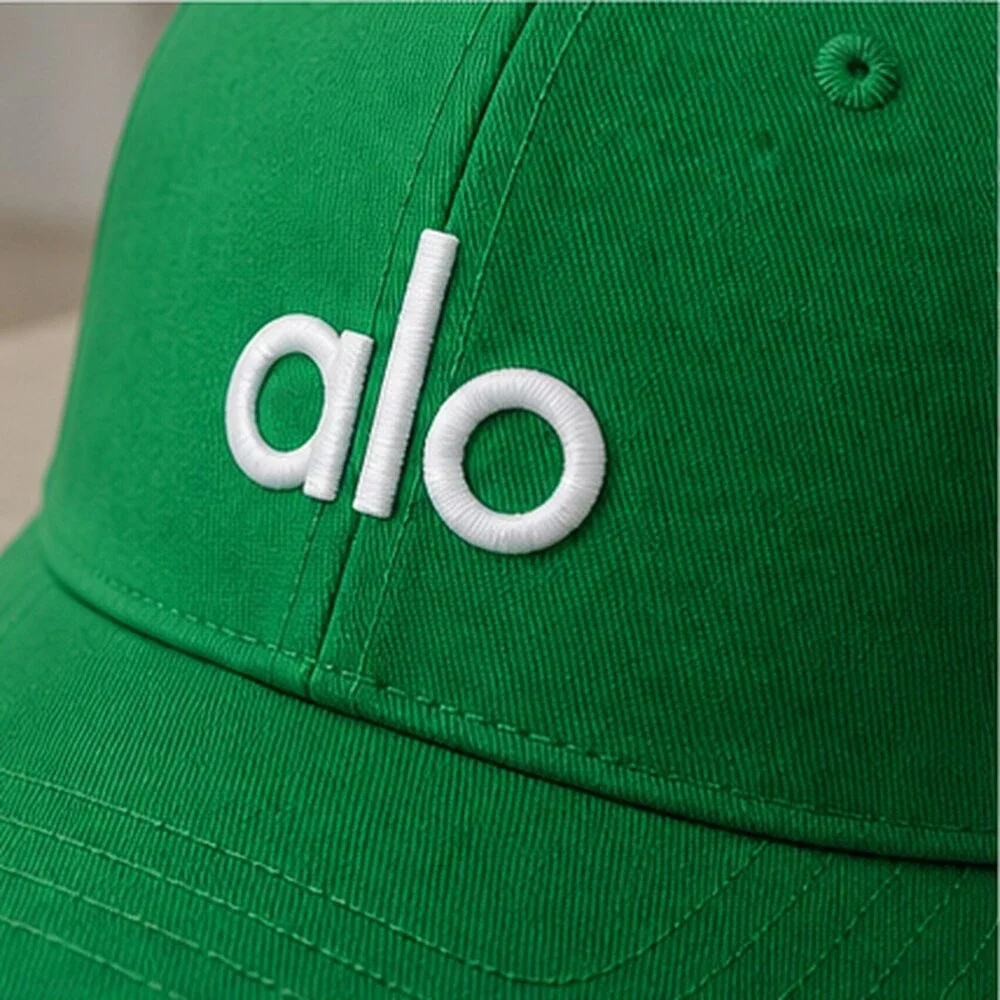 ALO Yoga Green Travel Baseball Cap Hat NWT